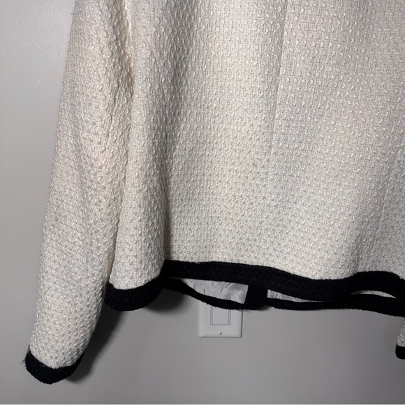 Eloquii Tweed Detail Blazer Size 16 NWT Brand New - Picture 5 of 9